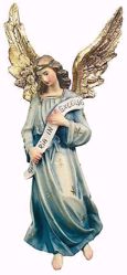 Picture of Angel Gloria cm 6 (2,4 inch) Raffaello Nativity Scene traditional style oil colours Val Gardena wood