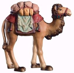 Picture of Camel cm 10 (3,9 inch) Raffaello Nativity Scene traditional style oil colours Val Gardena wood
