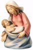 Picture of Mary cm 8 (3,1 inch) Leonardo Nativity Scene traditional Arabic style oil colours Val Gardena wood