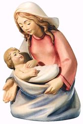 Picture of Mary cm 8 (3,1 inch) Leonardo Nativity Scene traditional Arabic style oil colours Val Gardena wood