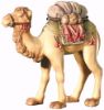 Picture of Camel cm 10 (3,9 inch) Leonardo Nativity Scene traditional Arabic style oil colours Val Gardena wood