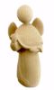 Immagine di Angelo Presepe Stella 12 cm stilizzato legno naturale