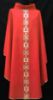 Picture of Chasuble Ring Neck Geometric embroidery Vatican Canvas Ivory Red Green Violet