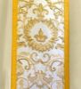 Picture of Chasuble Ring Neck Stolon and neck in Satin floral pattern Vatican Canvas Ivory, Red, Green, Violet