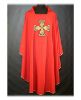 Picture of Chasuble Open Collar Multicolor Cross JHS Direct Embroidery Wool Ivory Red Green Violet