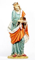 Picture of Wise King Melchior Standing cm 180 (70 Inch) Fontanini Nativity Statue for Outdoor use, hand painted Resin