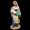 Picture of Woman with boy Velardita Nativity 26 cm (10,2 inch) sicilian terracotta 