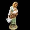 Picture of Nursing woman standing Velardita Nativity 26 cm (10,2 inch) sicilian terracotta 