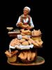 Picture of Bread seller Shepherd Velardita Nativity 26 cm (10,2 inch) sicilian terracotta 