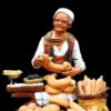 Picture of Bread seller Shepherd Velardita Nativity 26 cm (10,2 inch) sicilian terracotta 