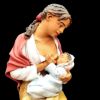 Picture of Stefania nursing woman Velardita Nativity 26 cm (10,2 inch) sicilian terracotta 