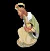 Picture of Saracen Wise King Kneeling Velardita Nativity 16 cm (6,3 inch) sicilian terracotta 