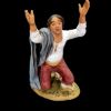 Picture of Amazed Shepherd Velardita Nativity 16 cm (6,3 inch) sicilian terracotta 