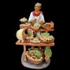 Immagine di Venditore di fichi d'india Presepe Velardita 16 cm siciliano terracotta 