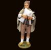 Picture of Bagpiper Shepherd cm 16 (6,3 inch) Velardita Sicilian Nativity in Terracotta 