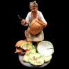 Picture of Dish-repairer sitting cm 16 (6,3 inch) Velardita Sicilian Nativity in Terracotta 