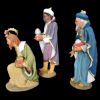 Immagine di Gruppo Tre Re Magi cm 16 (6,3 inch) Presepe Siciliano Velardita in Terracotta 