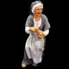 Picture of Old Woman seasoning Artichokes Velardita Nativity 16 cm (6,3 inch) sicilian terracotta 