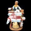 Immagine di Venditore di Salumi cm 16 (6,3 inch) Presepe Siciliano Velardita in Terracotta 