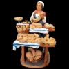 Immagine di Venditrice di Pane cm 16 (6,3 inch) Presepe Siciliano Velardita in Terracotta 