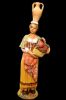 Picture of Woman with oranges and jug Velardita Nativity 16 cm (6,3 inch) sicilian terracotta 