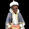 Picture of Black Wise King Velardita Nativity 16 cm (6,3 inch) sicilian terracotta 