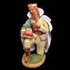 Picture of Saracen Wise King Kneeling cm 21 (8,3 inch) Velardita Sicilian Nativity in Terracotta 