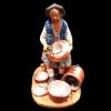 Picture of Tinsmith sitting cm 21 (8,3 inch) Velardita Sicilian Nativity in Terracotta 