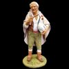 Picture of Shepherd with Hen cm 21 (8,3 inch) Velardita Sicilian Nativity in Terracotta