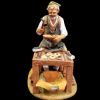 Picture of Shoemaker cm 21 (8,3 inch) Velardita Sicilian Nativity in Terracotta