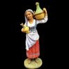 Picture of Woman with Flasks cm 21 (8,3 inch) Velardita Sicilian Nativity in Terracotta