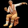 Picture of Drunk Man 1 for Tavern Group cm 21 (8,3 inch) Velardita Sicilian Nativity in Terracotta