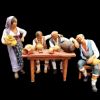 Picture of Tavern Set cm 21 (8,3 inch) Velardita Sicilian Nativity in Terracotta