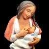 Picture of Stefania nursing woman Velardita Nativity 16 cm (6,3 inch) sicilian terracotta 