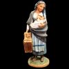 Imagen de Mujer de pie amamantando cm 21 (8,3 inch) Pesebre Siciliano Velardita en terracota 