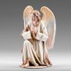 Picture of Kneeling Angel looking to the right Rustika Nativity 12 cm (4,7 inch) wood & fabric