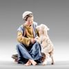 Picture of Boy with Lamb Immanuel Nativity 10 cm (3,9 inch) wood & fabric