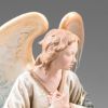 Picture of Kneeling Angel looking to the left Immanuel Nativity 10 cm (3,9 inch) wood & fabric