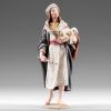 Picture of Shepherd with Lamb in his arms Immanuel Nativity 12 cm (4,7 inch)) wood & fabric