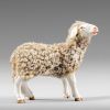 Picture of Sheep with wool standing Immanuel Nativity 14 cm (5,5 inch) wood & fabric