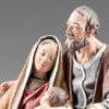 Picture of Holy Family Nativity Set 02 10 cm (3,9 inch) Immanuel dressed Nativity Scene oriental style Val Gardena wood statues fabric clothes