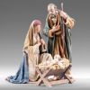 Immagine di Sacra Famiglia (mod.03) Presepe Immanuel 30 cm legno e stoffa