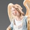 Immagine di Annunciazione a Maria 10 cm (3,9 inch) Presepe vestito Immanuel stile orientale statue in legno Val Gardena abiti in stoffa