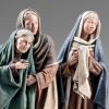 Picture of Jesus meets the Women of Jerusalem 10 cm (3,9 inch) Immanuel dressed Nativity Scene oriental style Val Gardena wood statues fabric clothes