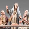 Picture of Last Supper 10 cm (3,9 inch) Immanuel dressed Nativity Scene oriental style Val Gardena wood statues fabric clothes