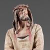 Picture of Jesus with Crown of Thorns 10 cm (3,9 inch) Immanuel dressed Nativity Scene oriental style Val Gardena wood statue fabric clothes