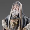 Picture of Priest 40 cm (15,7 inch) Immanuel dressed Nativity Scene oriental style Val Gardena wood statue fabric clothes