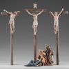 Immagine di Gesù Cristo in croce Presepe Immanuel 30 cm legno e stoffa