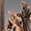 Immagine di Gesù Cristo in croce Presepe Immanuel 30 cm legno e stoffa