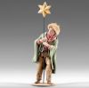 Picture of Little Cantor with Star Rustika Nativity 14 cm (5,5 inch) wood & fabric